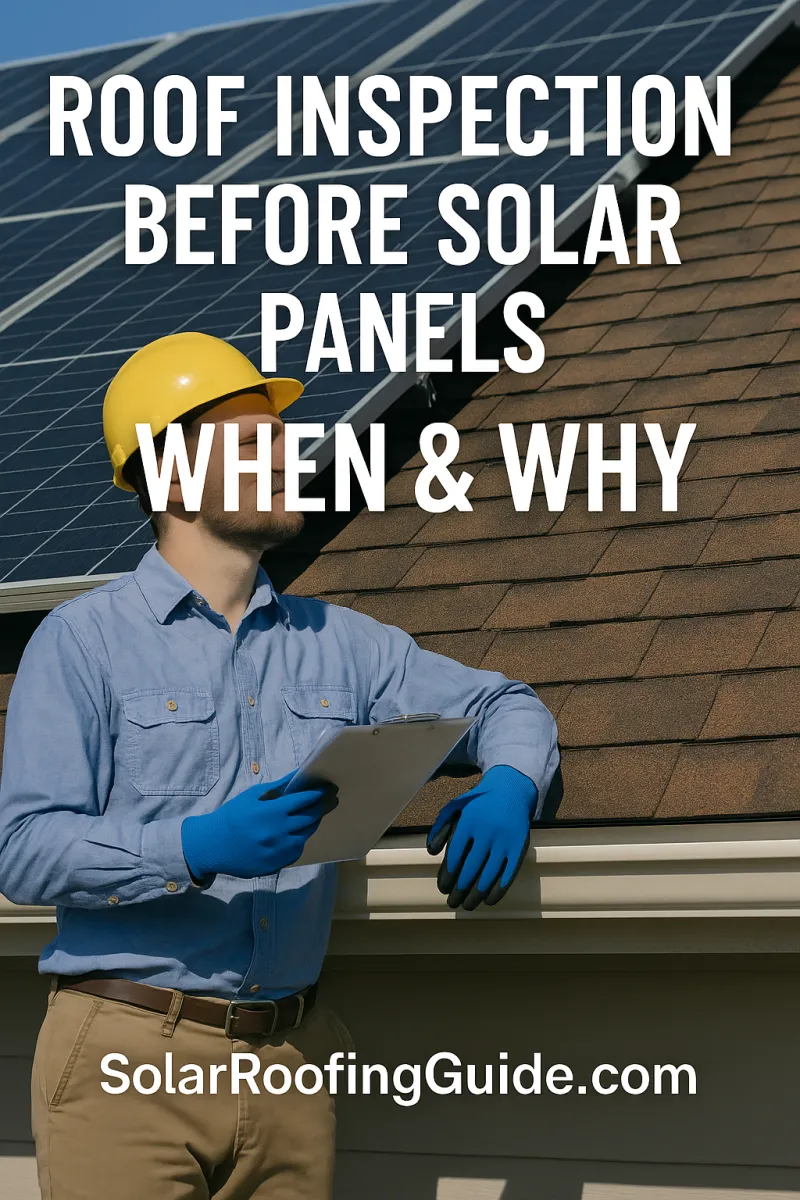 The Foundation Question: Why Roof Condition Should Be Settled Before Solar Contracts Are Signed